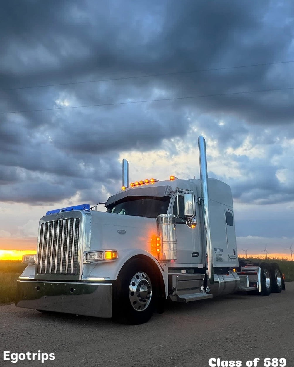 Peterbilt 589 Bugshield