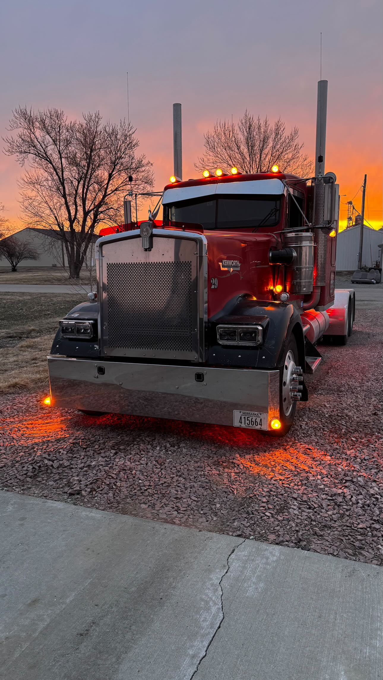 Kenworth W9L Bugshield