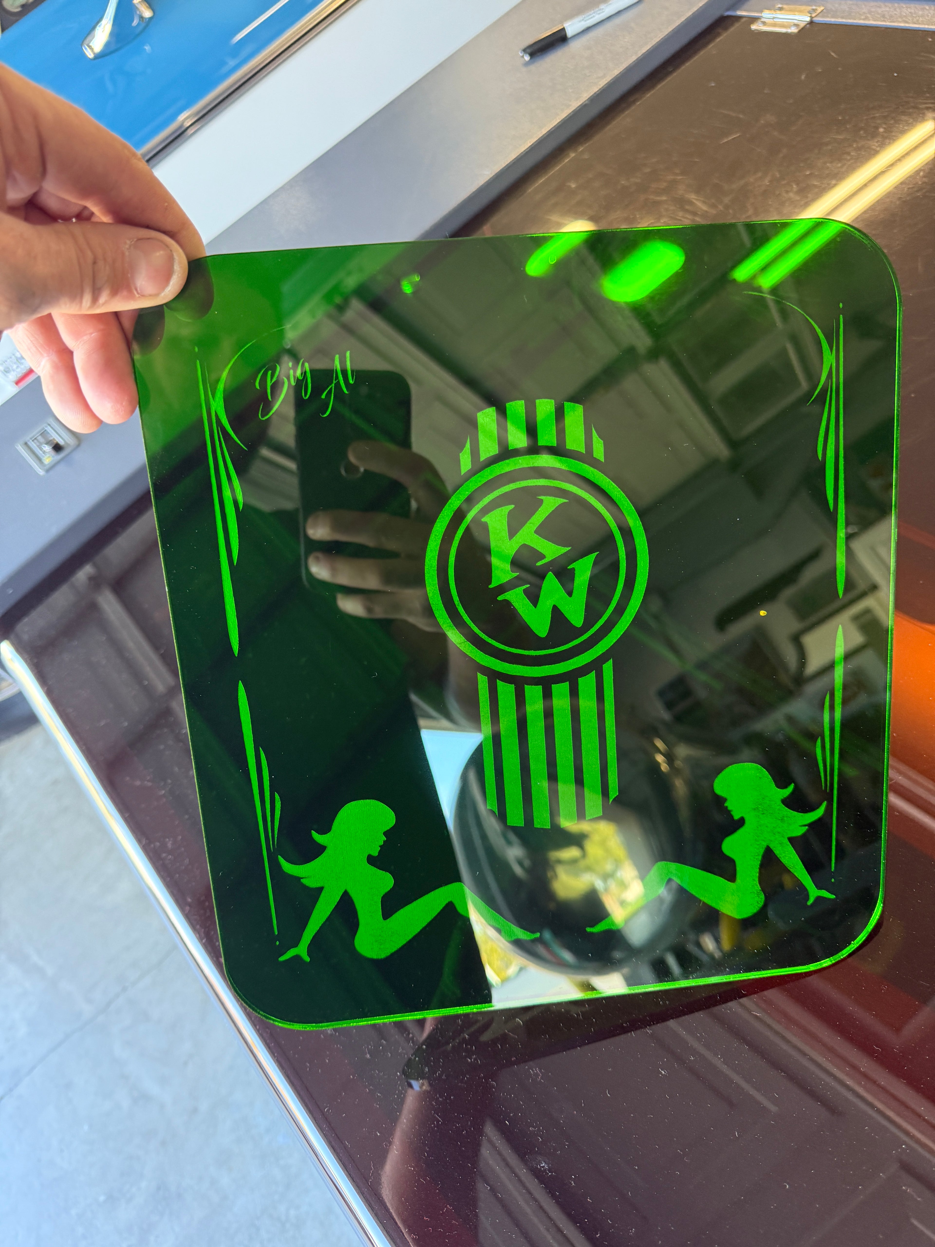 Newer Kenworth Peep Windows