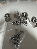 304 Polished Stainless Steel Bracket Kit