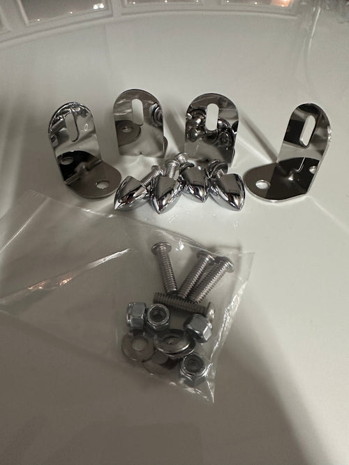 304 Polished Stainless Steel Bracket Kit