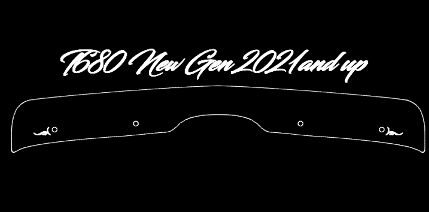 Kenworth T680 New Gen 2021+ Bugshield