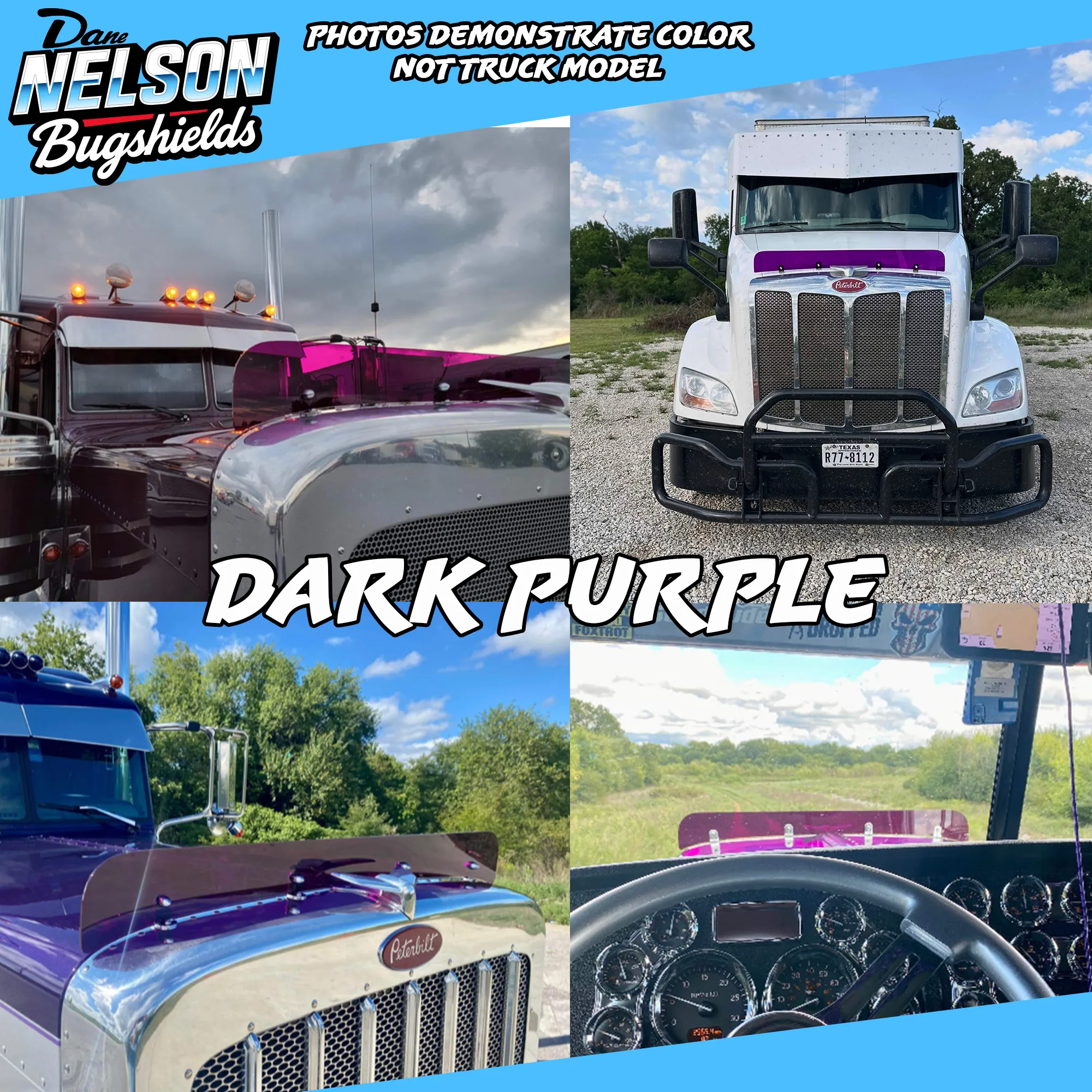 Kenworth T600 *Flat Glass* Bugshield