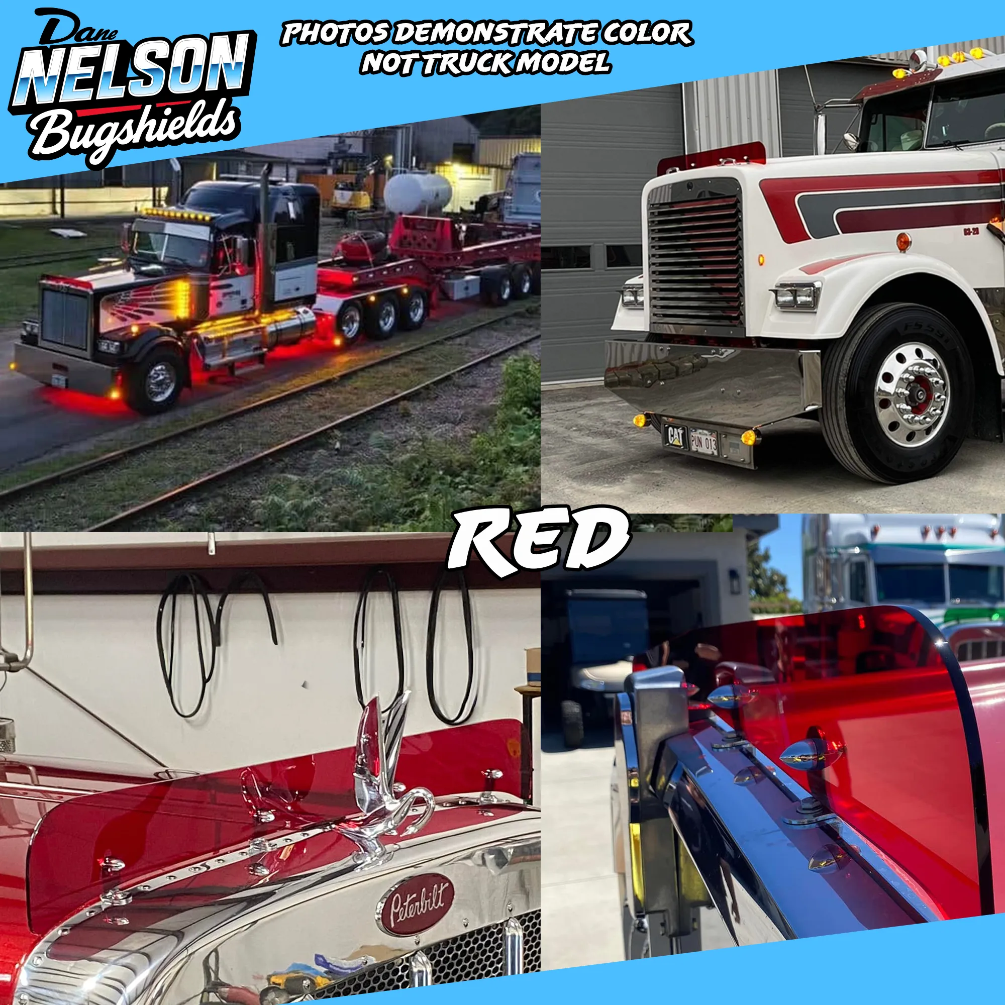 Peterbilt 367 Bugshield