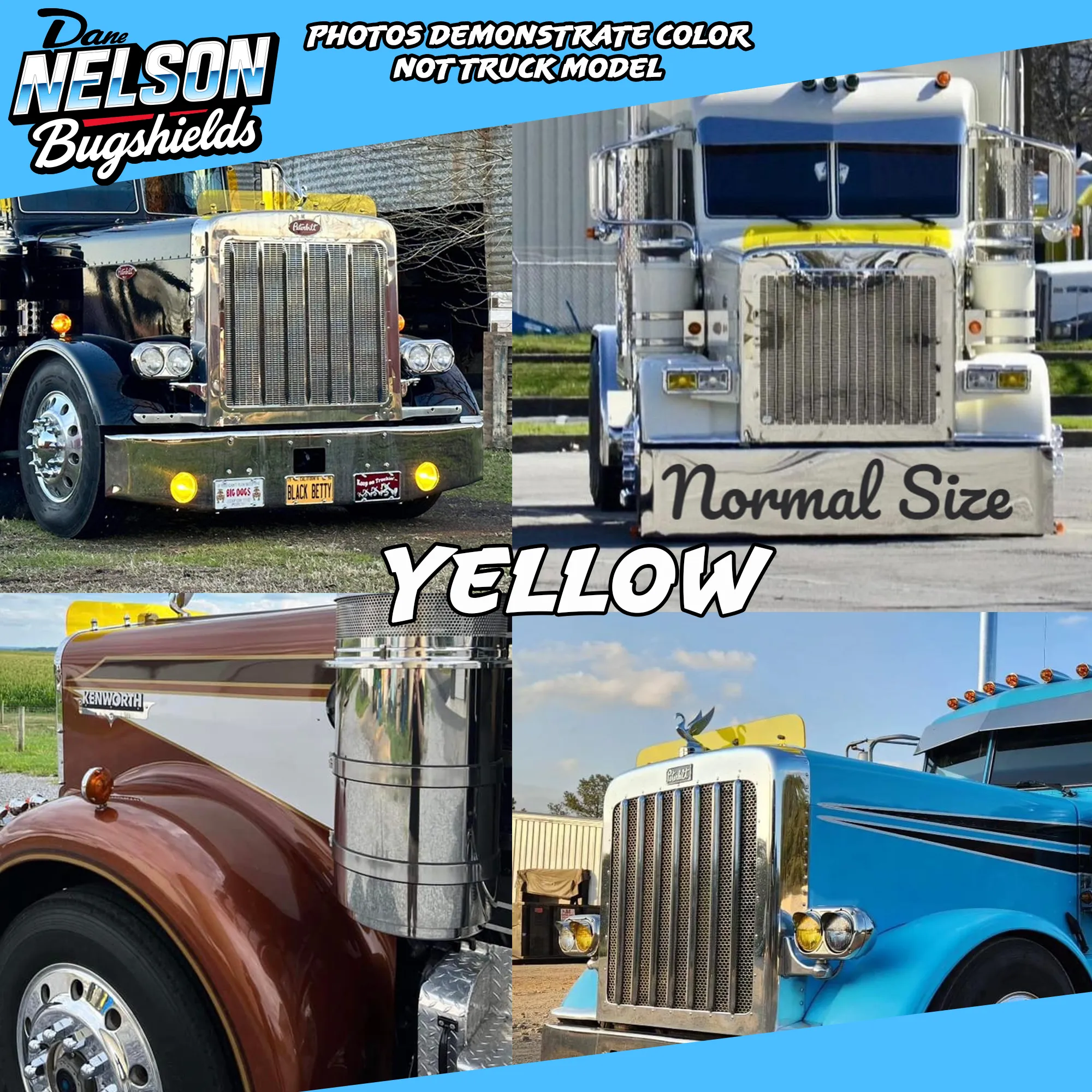 Peterbilt 337 Bugshield